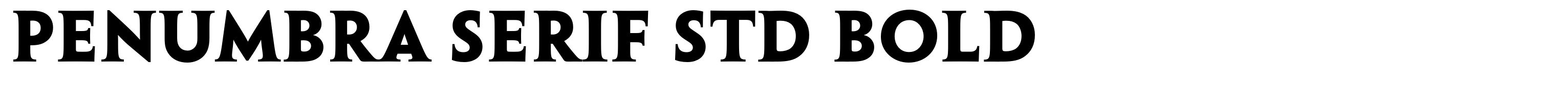 Penumbra Serif Std Bold